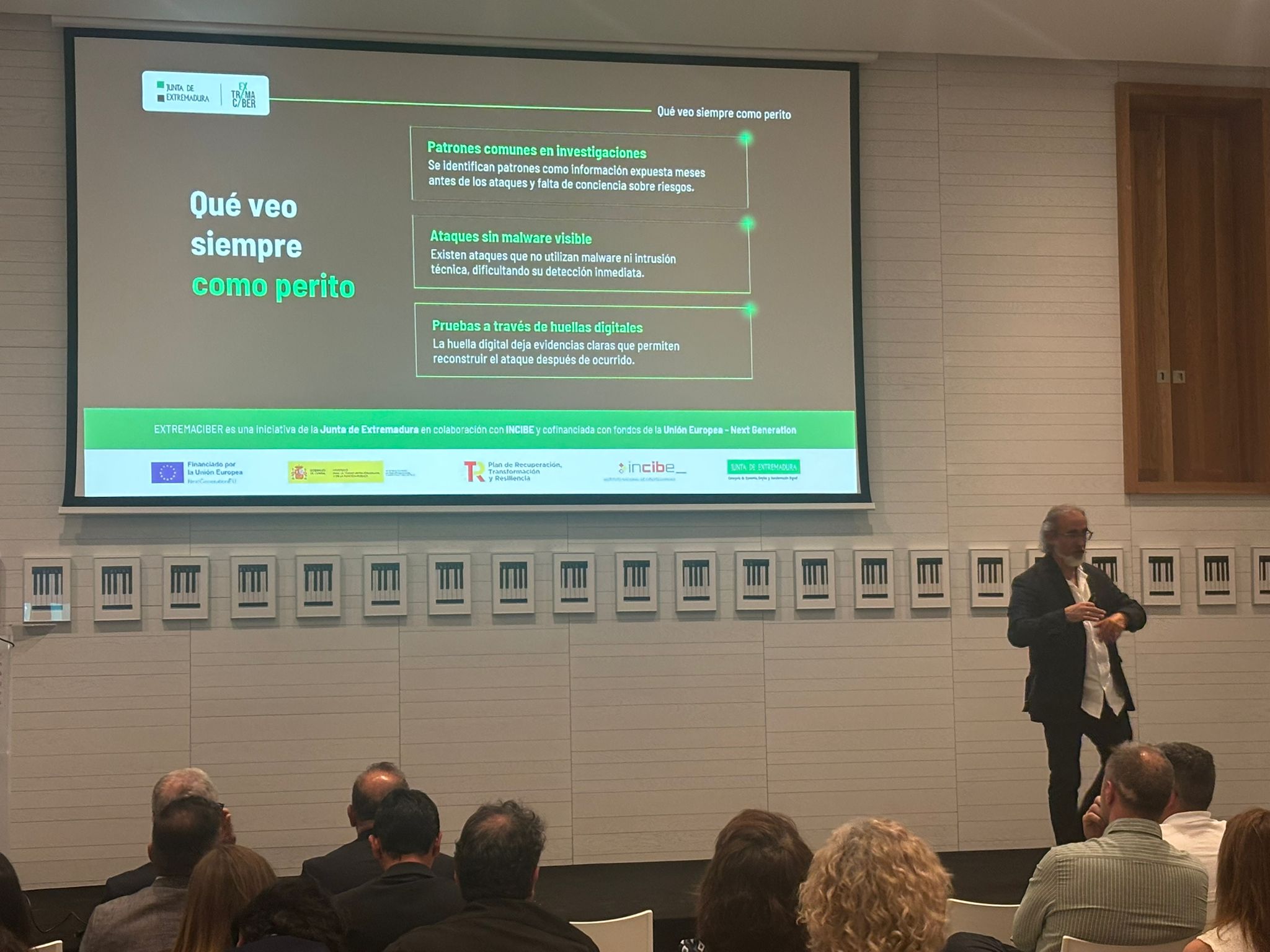 Antonio Gil, presiente de APTAN en Ciber Summit de Extrema Ciber
